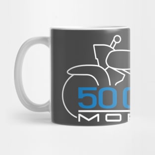 Moped Sparrow Hawk Emblem 50cc (white) Mug